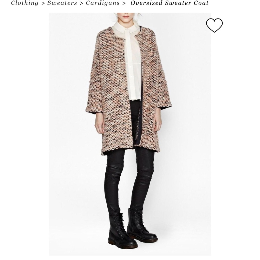 French connection sweater jacket